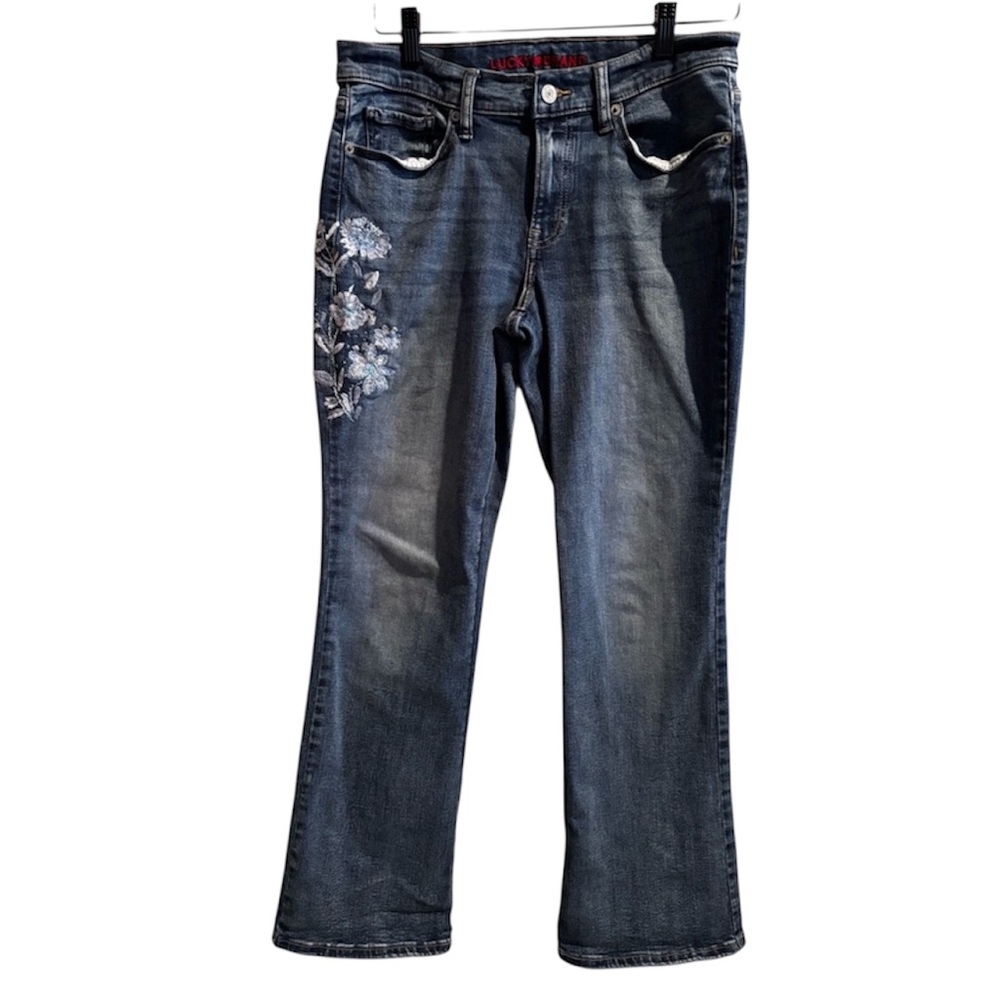 Lucky Brand Sweet boot cut embroidered  jeans